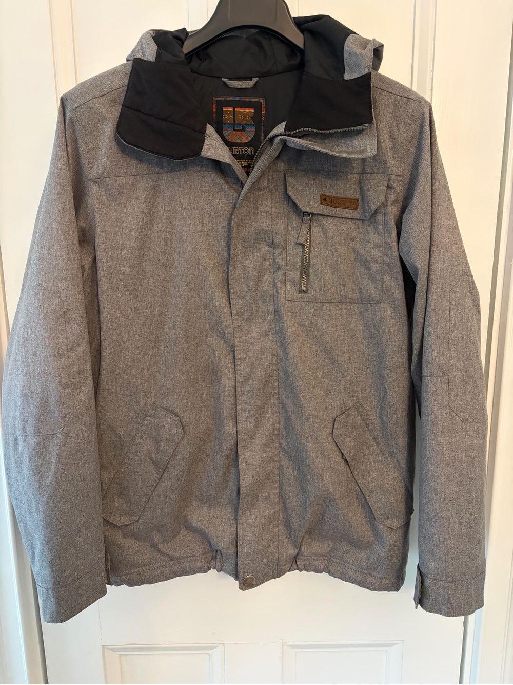 Burton Men's Dryride Snowboard Jacket in Gray